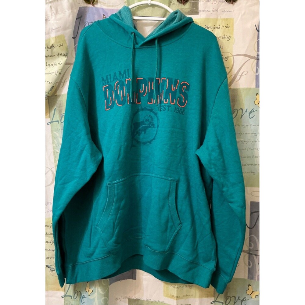 Miami Dolphins NEW NFL Official License Gear Sweatshirt Hoodie XXXL DariusRucker